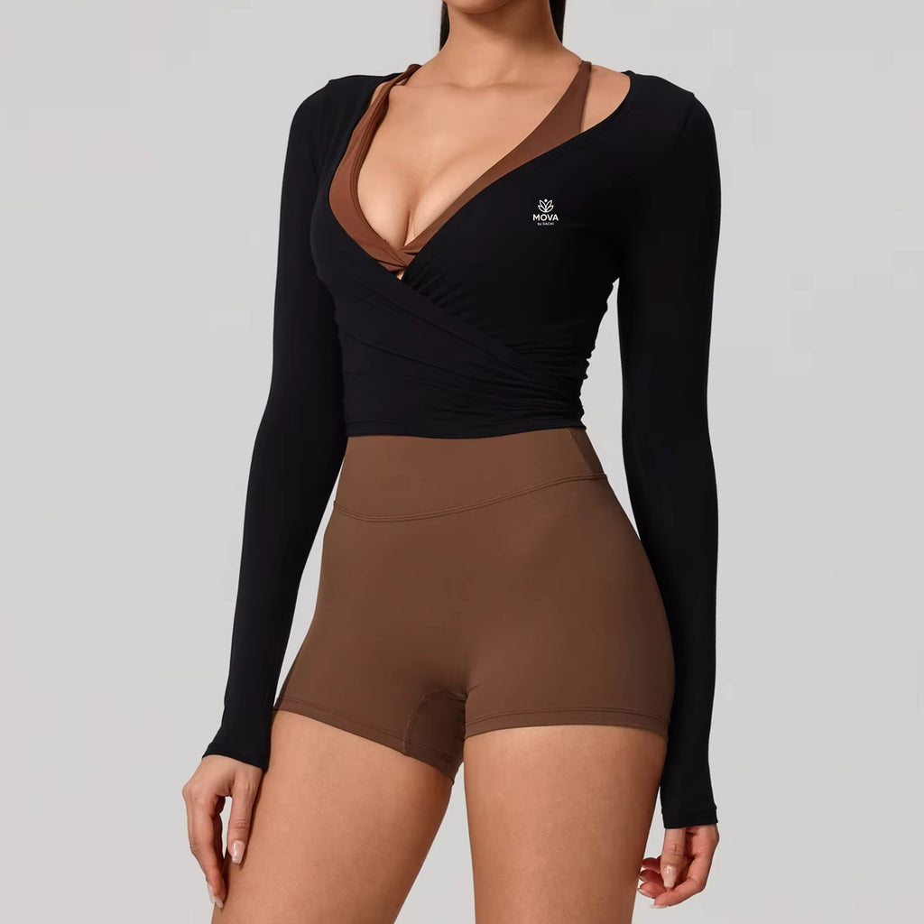 Long sleeve Yoga Wrap