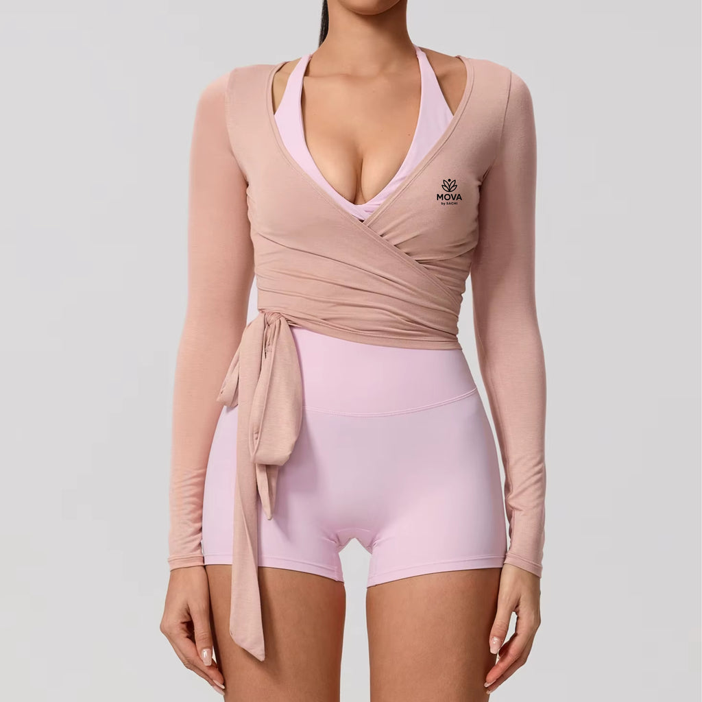 Long sleeve Yoga Wrap