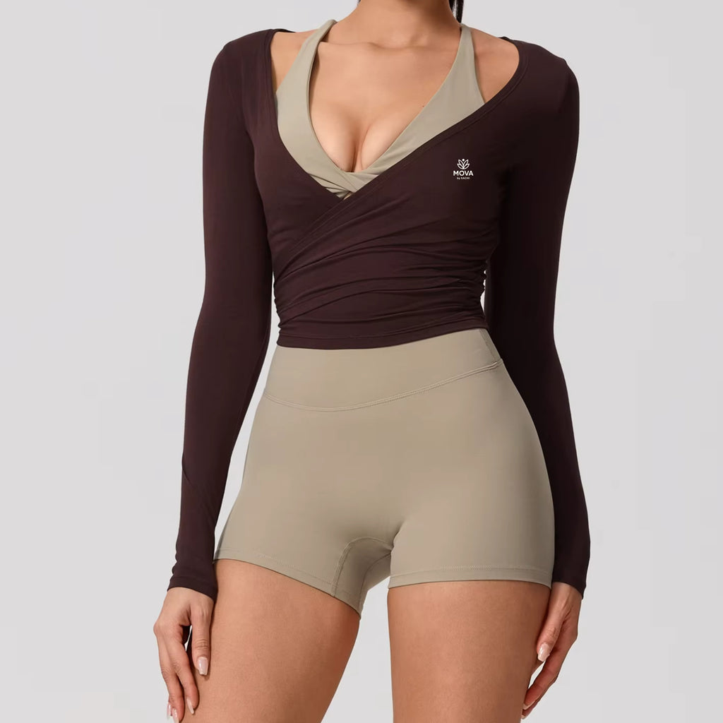 Long sleeve Yoga Wrap